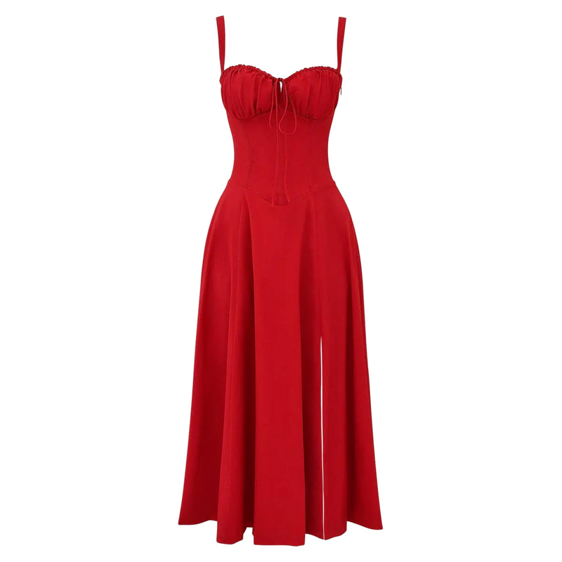 Floral Bustier Midriff Waist Shaper Dress-Original Pajamas