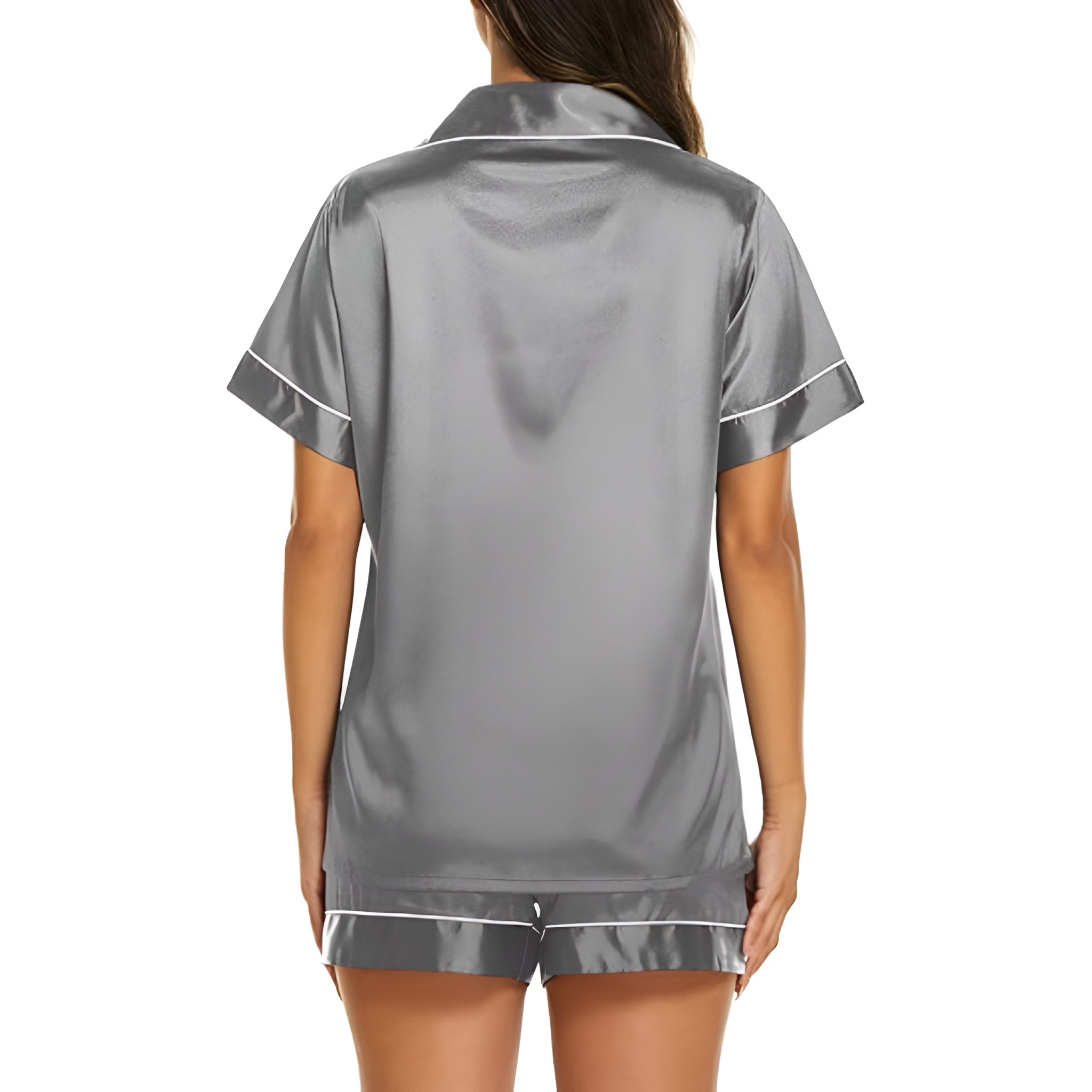 2 Piece Pajama Set For Women With Top And Shorts