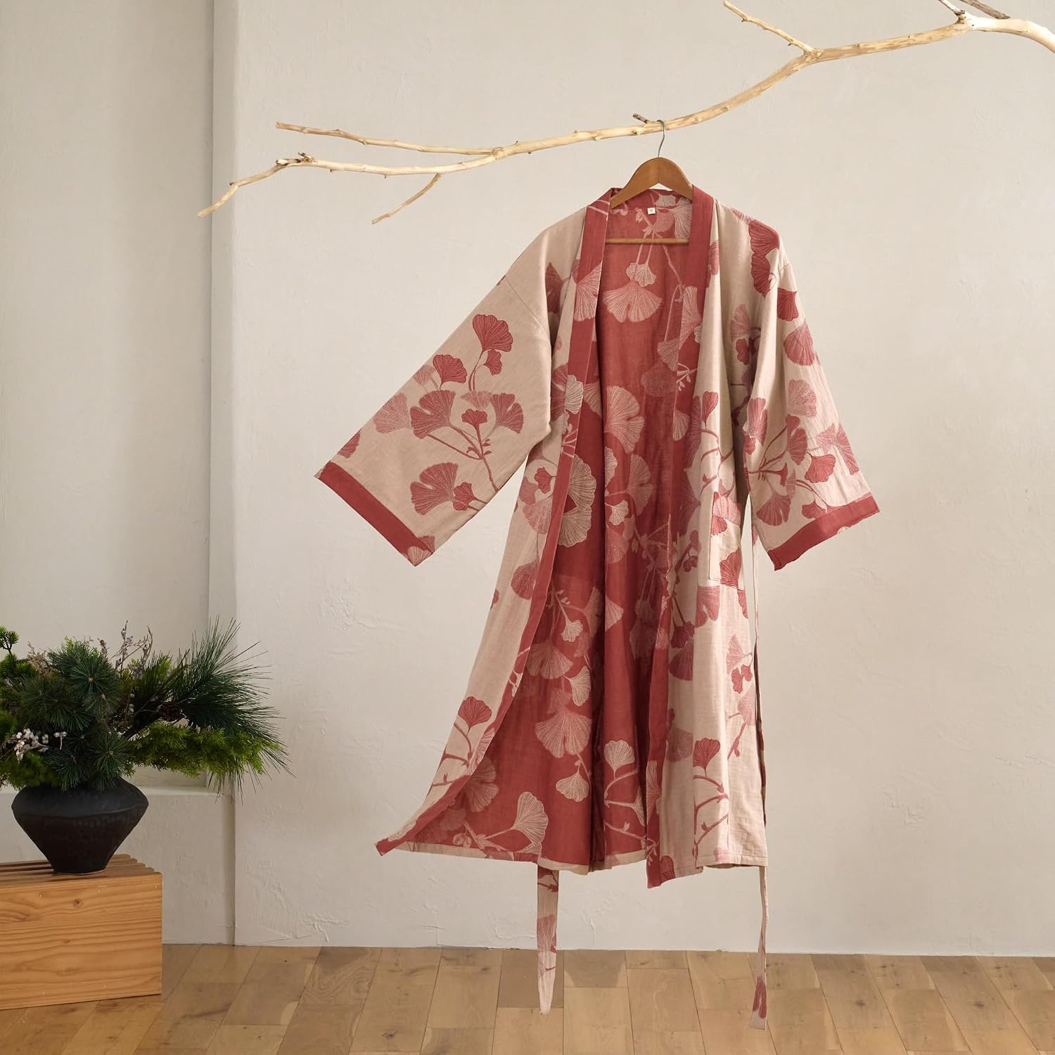 Knit Loose Long Loungewear Bathrobe for Women