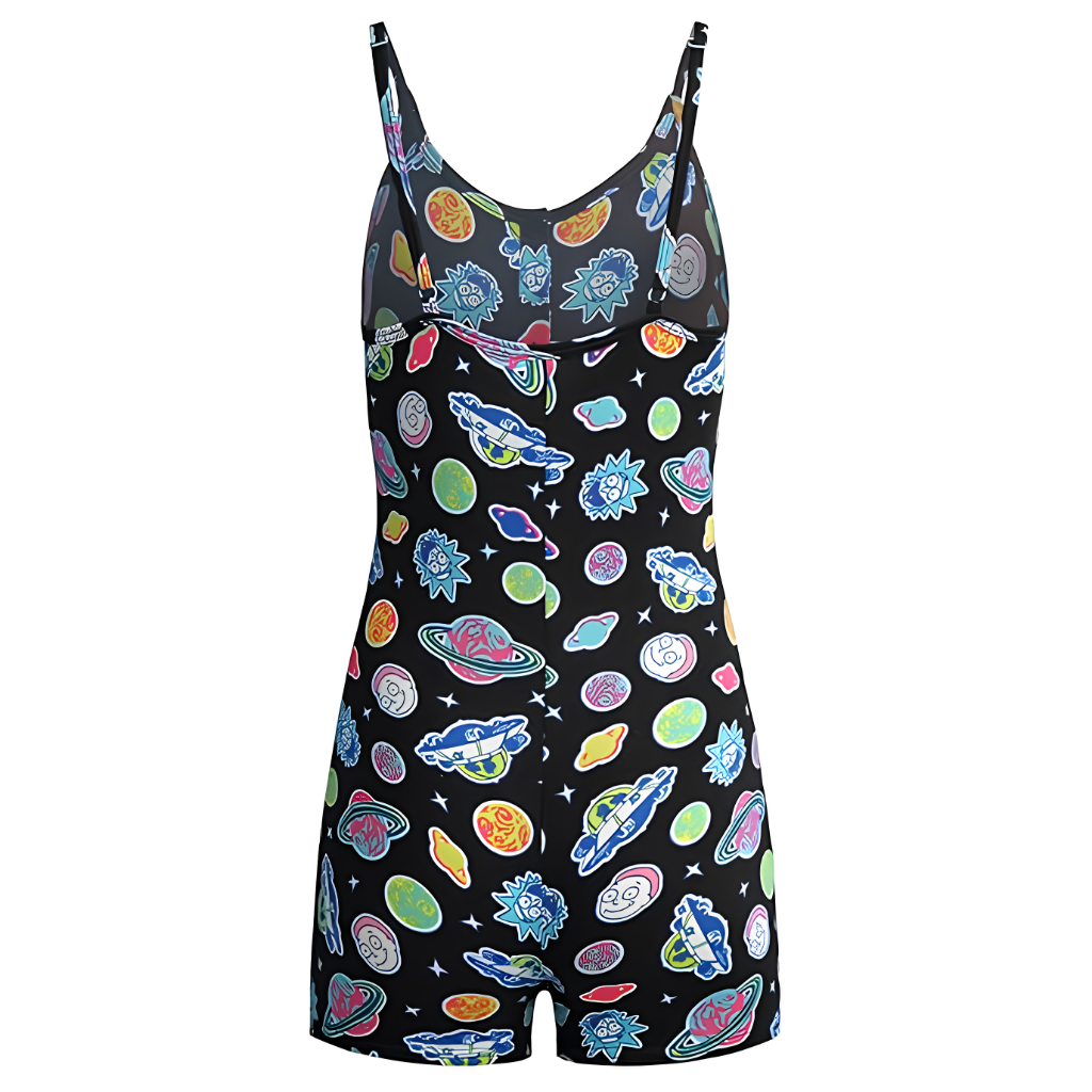 Casual One Piece Sleeveless Romper Sleepwear Lounge Outfit For Women