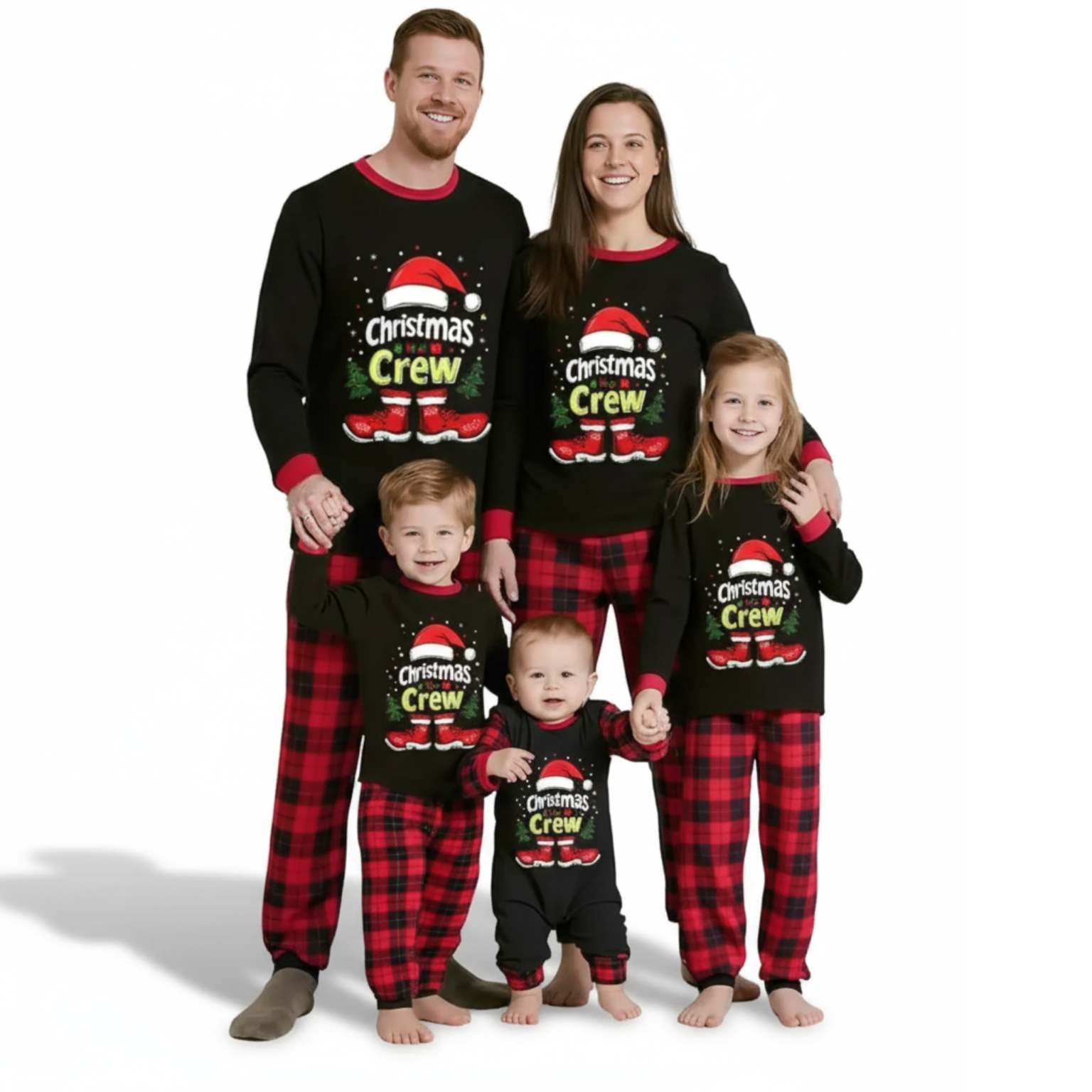 Holiday Matching Family Plaid Pajama Set