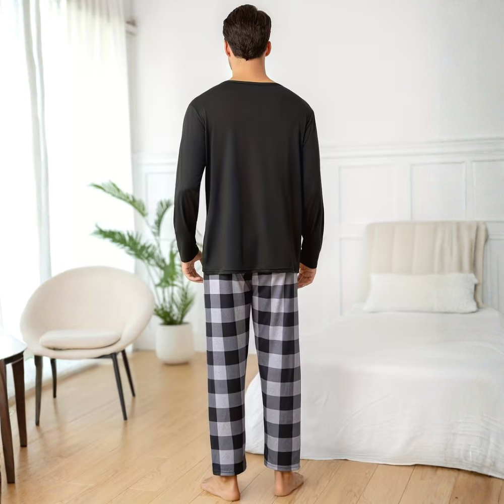 Plaid  Pajama Set