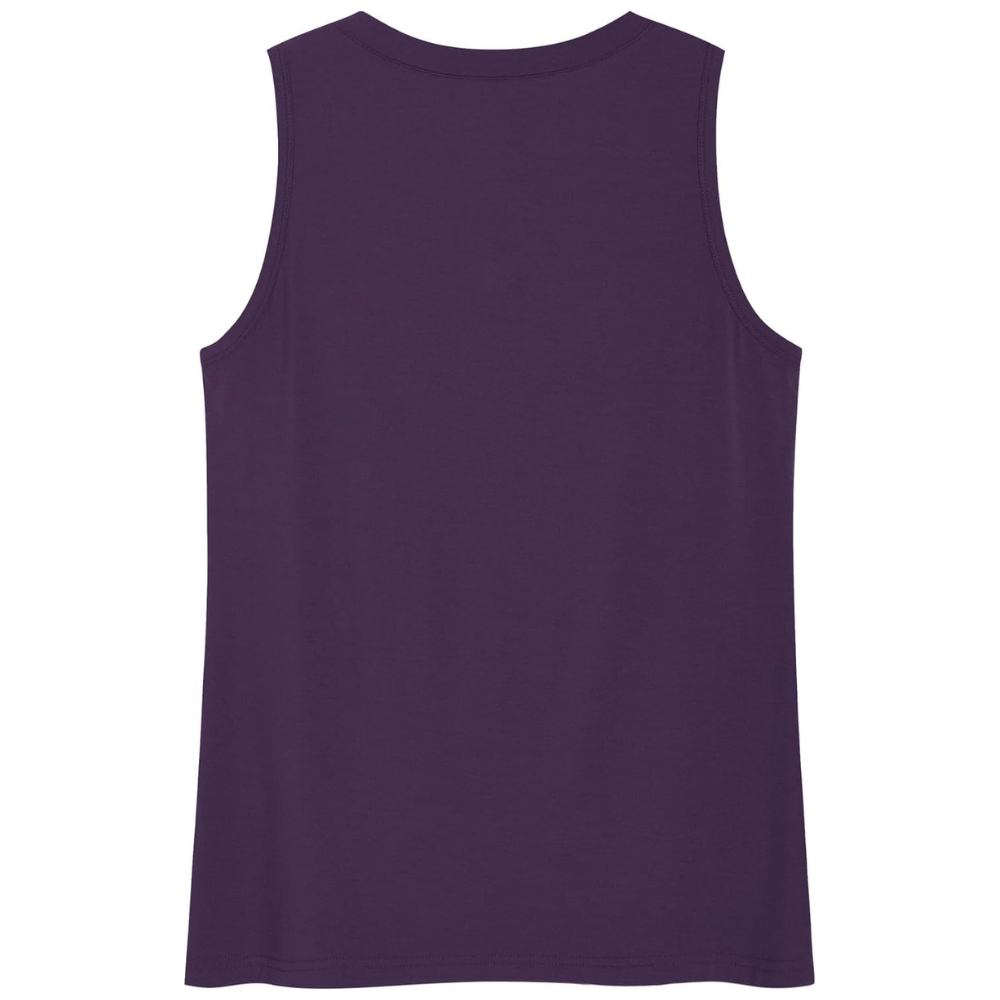 Bamboo Viscose V Patterned Pajama Tank Top