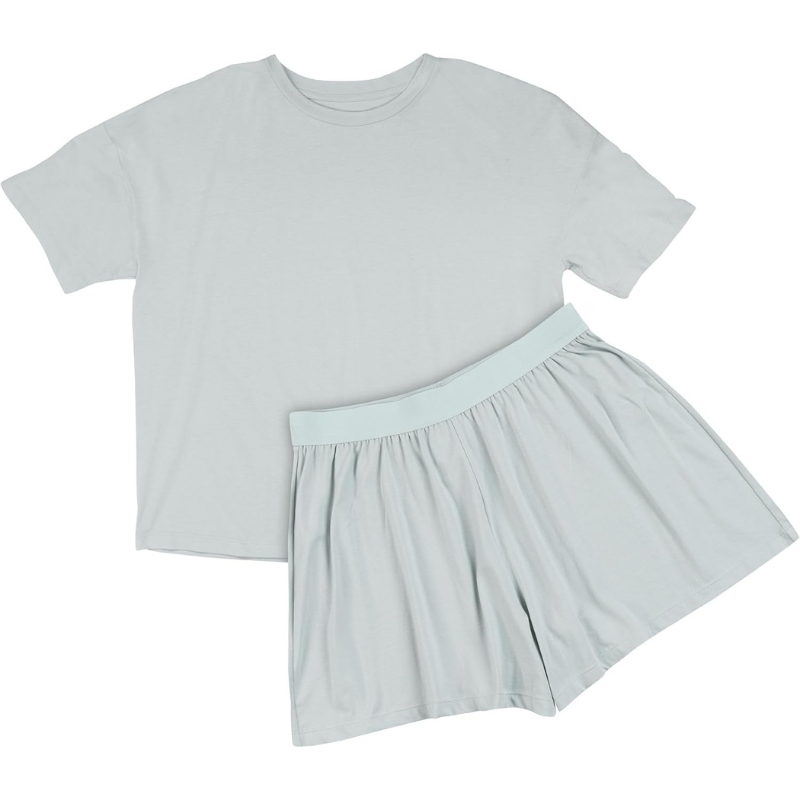 Boxy Tee And Sleep Shorts Set