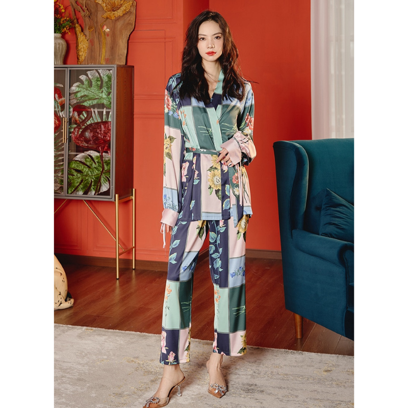 The Casual Printed Pajama Set Best Quality Pajamas-Original Pajamas