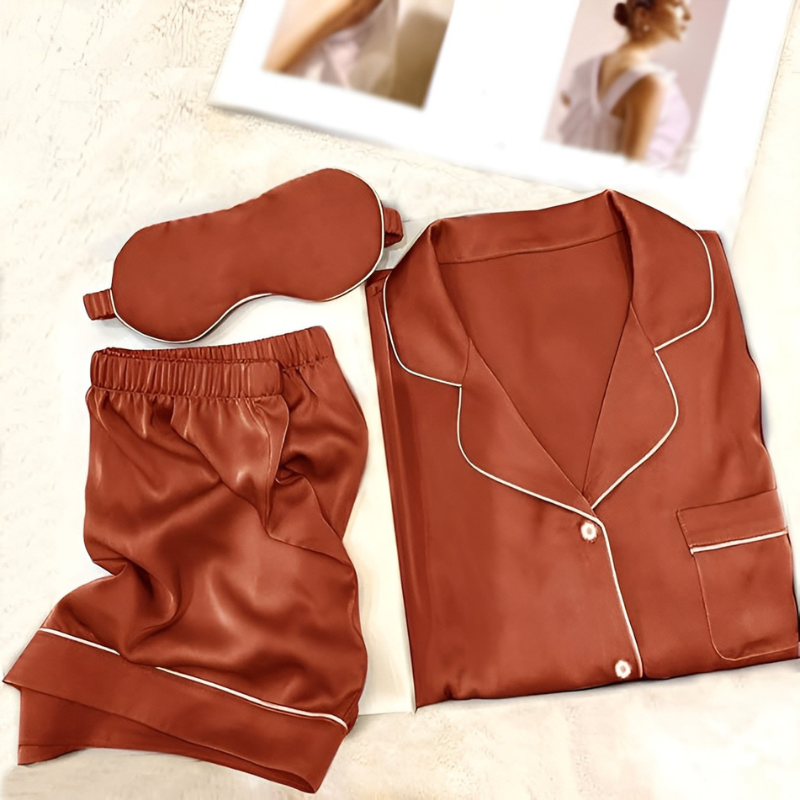 Silky Bridesmaids Pajamas Set For Women