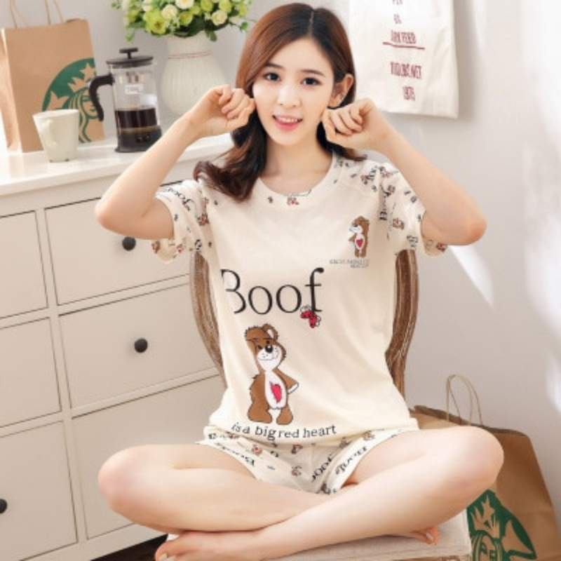 Women Spaghetti Strap Sleepwear Pajamas Set-Original Pajamas