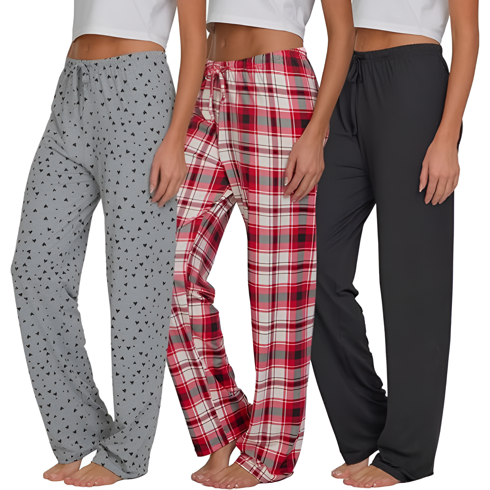 Pack Of 3 Pajama Lounge Pants For Women