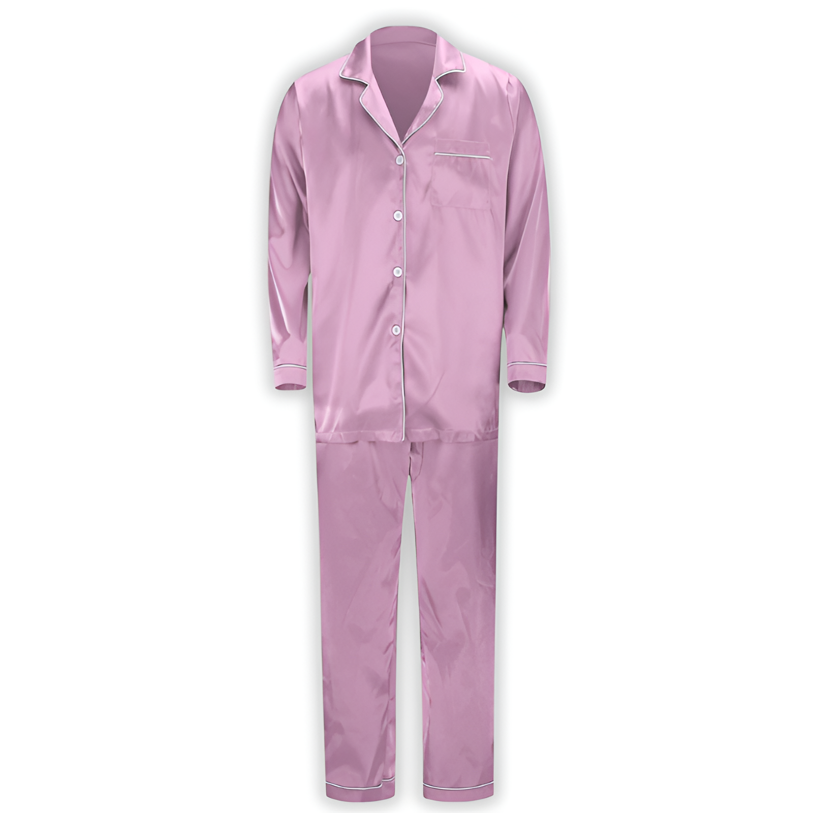 2 Pieces Matching Plain Family Pajama Set