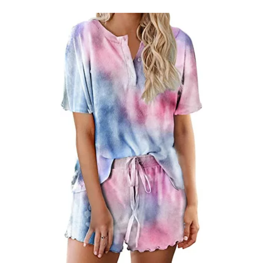 Tie Dye Pajamas Set For Women-Original Pajamas