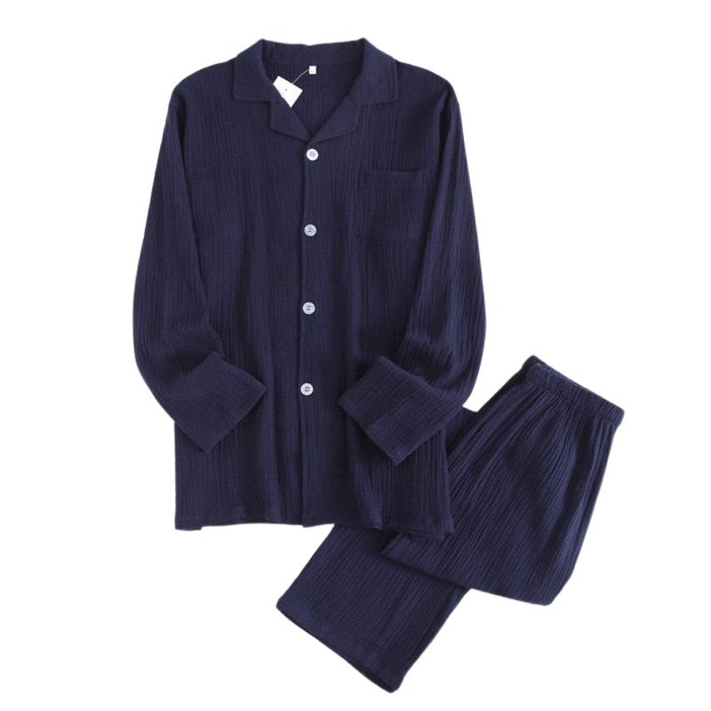 The Ruched Solid Set Original Pajamas 2 Piece Pj Set-Original Pajamas