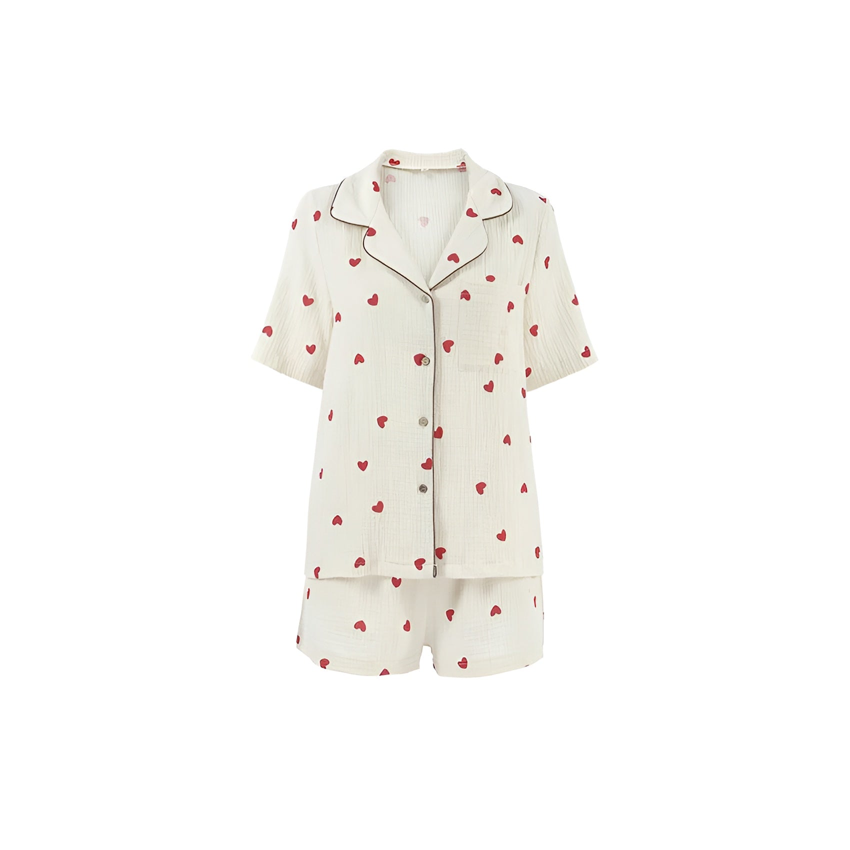 2 Piece Cordate Printed Comfy Pajama Set-Original Pajamas