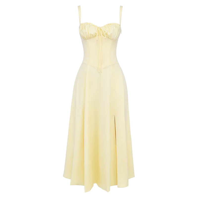 Floral Bustier Midriff Waist Shaper Dress-Original Pajamas