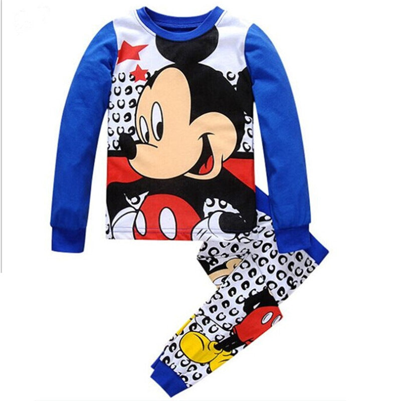 Mickey-Minnie Mouse Cosplay Pajama Set For Kids-Original Pajamas