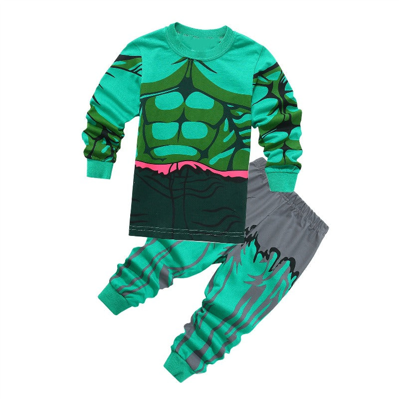 Ironman-Hulk Cosplay Pajama Set For Kids-Original Pajamas