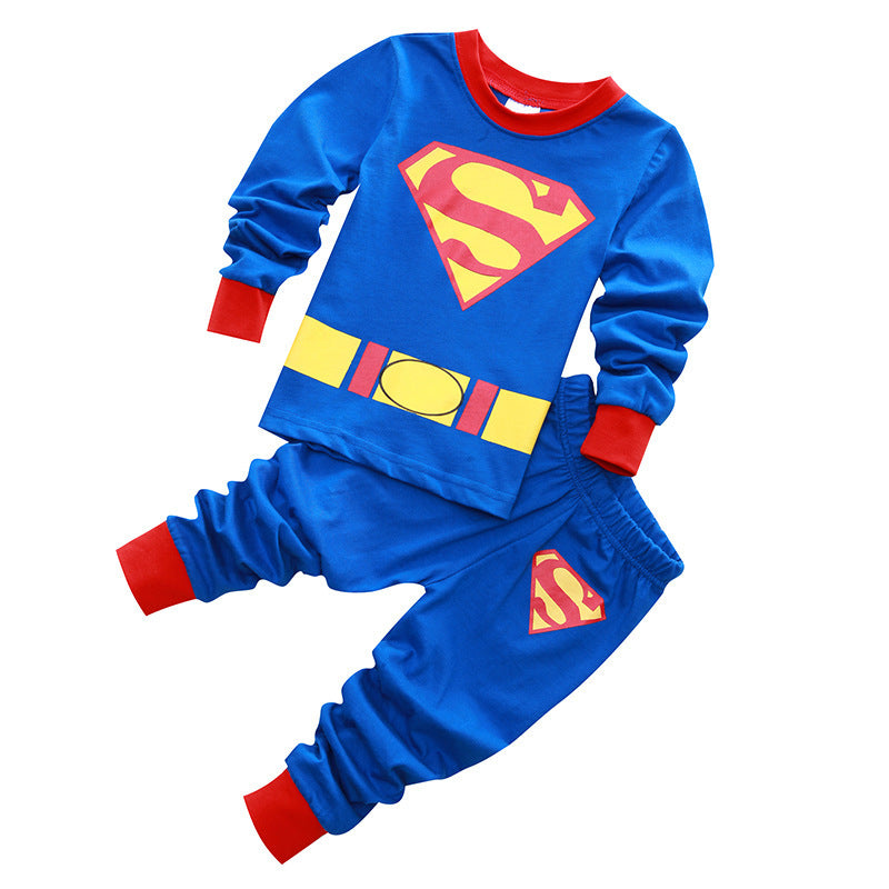 Superman-Batman Cosplay Pajama Set For Kids-Original Pajamas