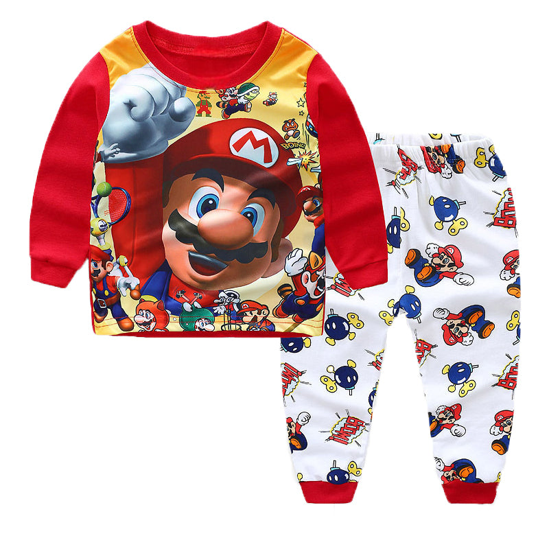Super Mario Pajama Set For Kids