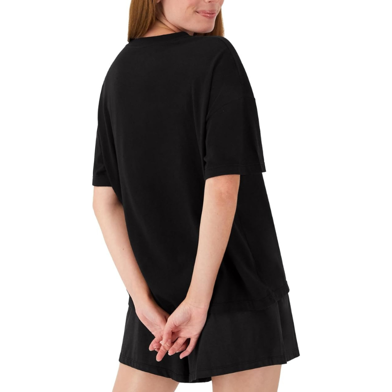 Boxy Tee And Sleep Shorts Set