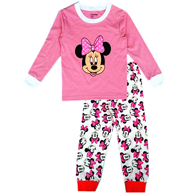 Mickey-Minnie Mouse Cosplay Pajama Set For Kids-Original Pajamas