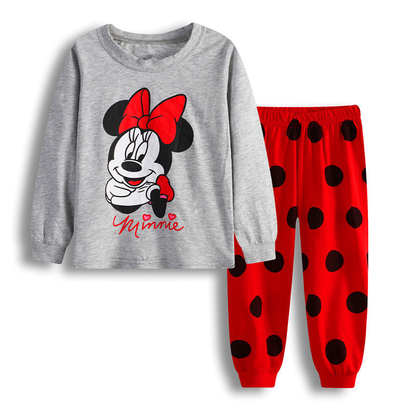 Mickey-Minnie Mouse Cosplay Pajama Set For Kids-Original Pajamas