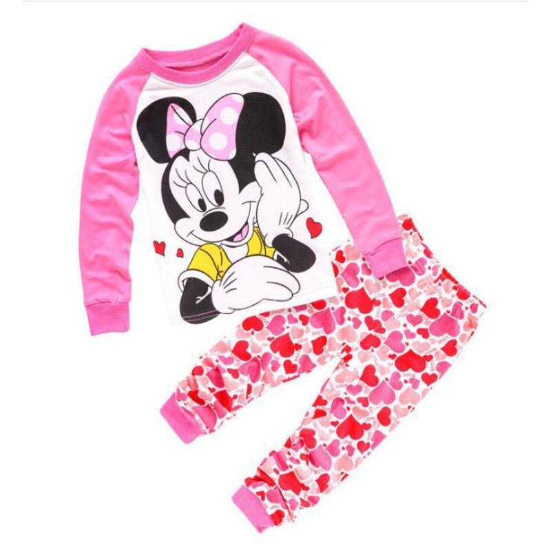 Mickey-Minnie Mouse Cosplay Pajama Set For Kids-Original Pajamas