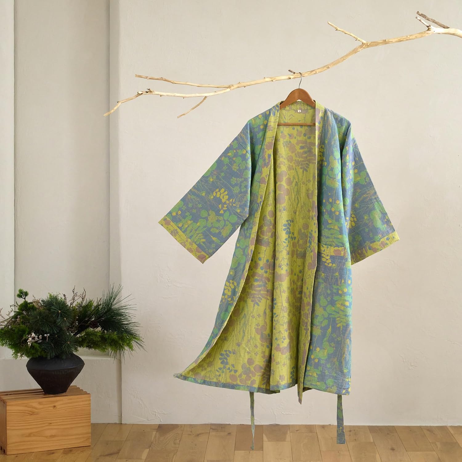 Knit Loose Long Loungewear Bathrobe for Women