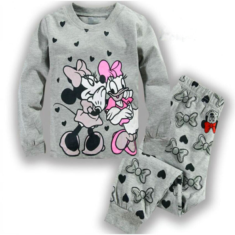 Mickey-Minnie Mouse Cosplay Pajama Set For Kids-Original Pajamas
