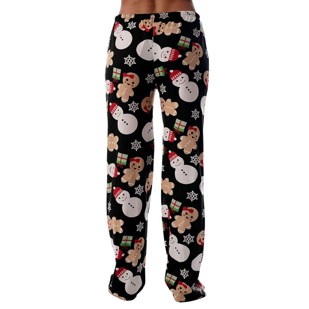 Printed Pajama Pants With Drawstring Band