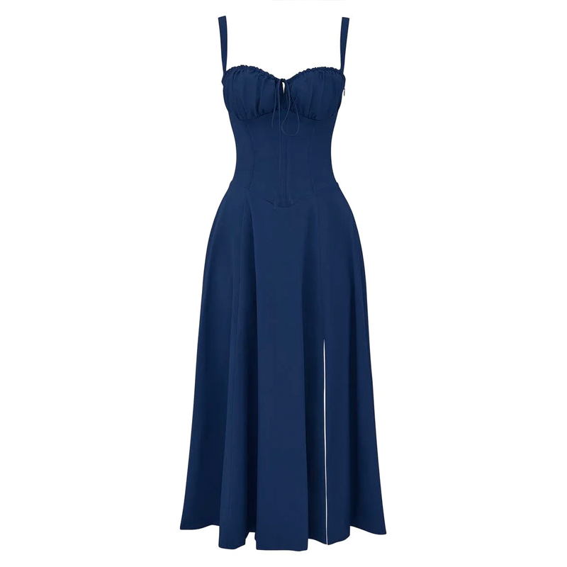 Floral Bustier Midriff Waist Shaper Dress-Original Pajamas