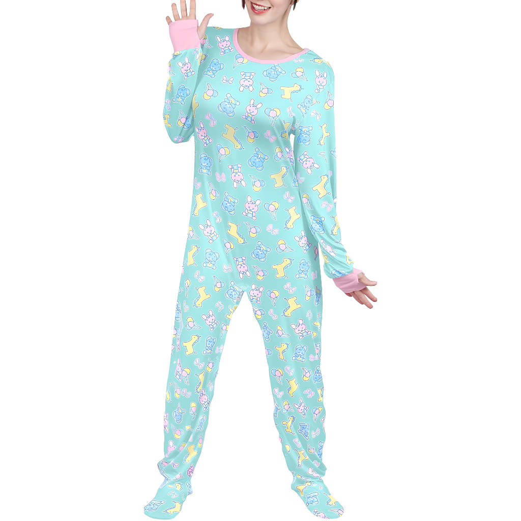 Long Sleeve Full Length One Piece One Piece Lounge Pajama Outfit For Women