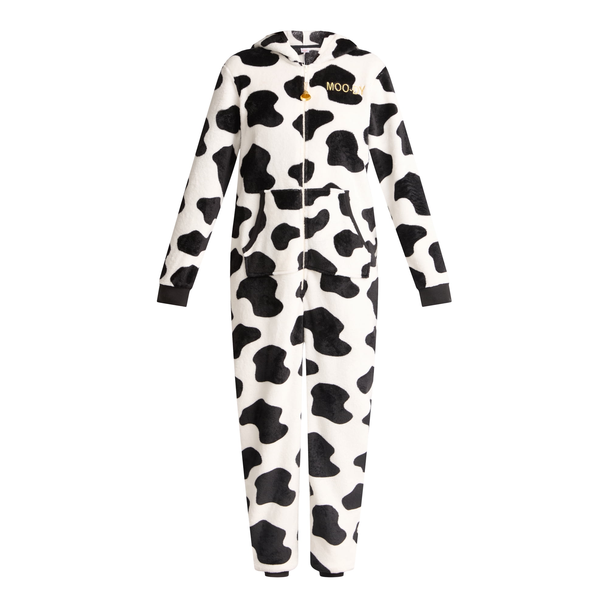 Animal Themed One Piece Pajamas For Women With Hood