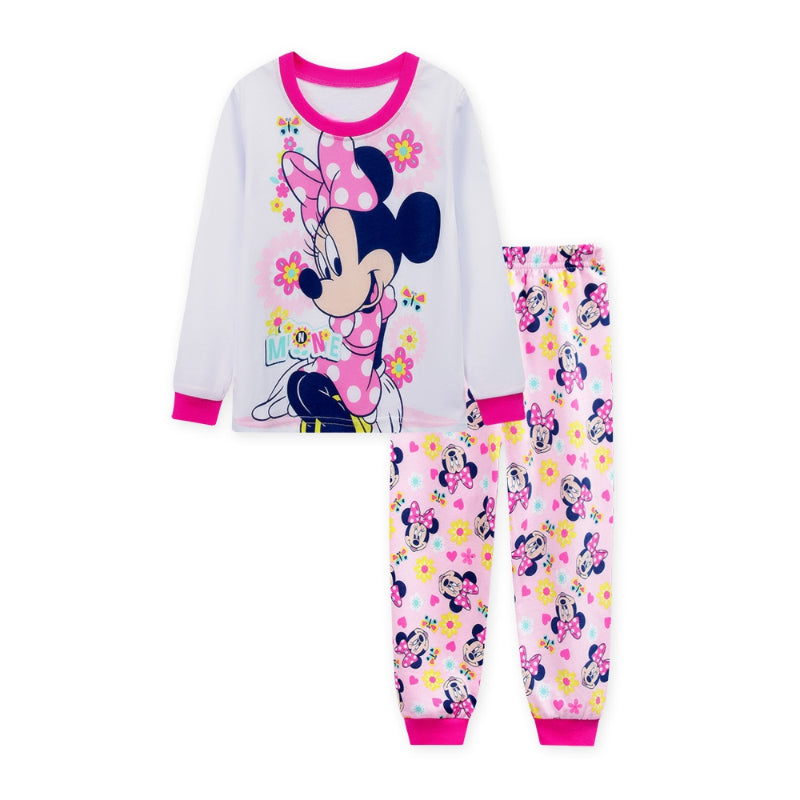 Mickey Minnie Mouse Cosplay Pajama Set For Kids