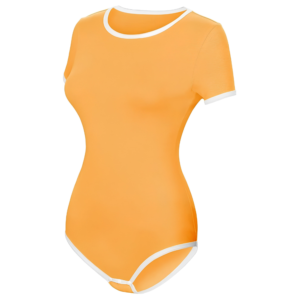 Short Sleeve Romper Front Snap Casual Loungewear Outfit For Women