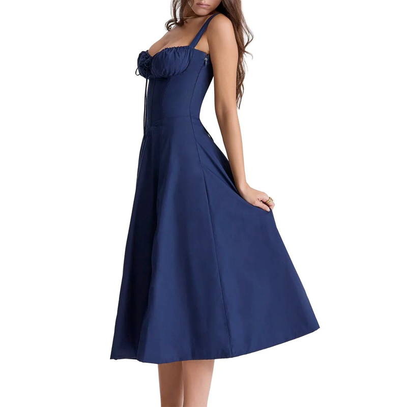 Floral Bustier Midriff Waist Shaper Dress-Original Pajamas