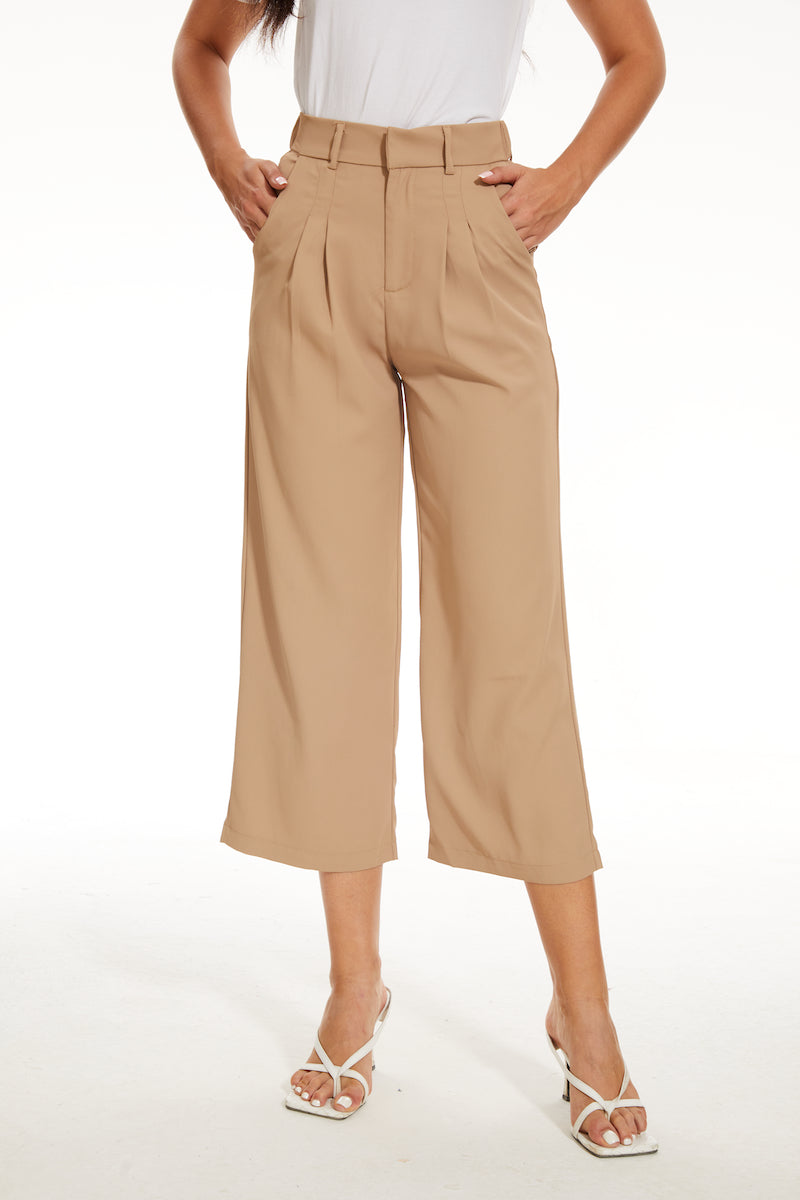 The Effortless Tailored Wide Leg Pants-Original Pajamas
