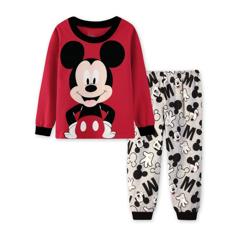 Mickey-Minnie Mouse Cosplay Pajama Set For Kids-Original Pajamas