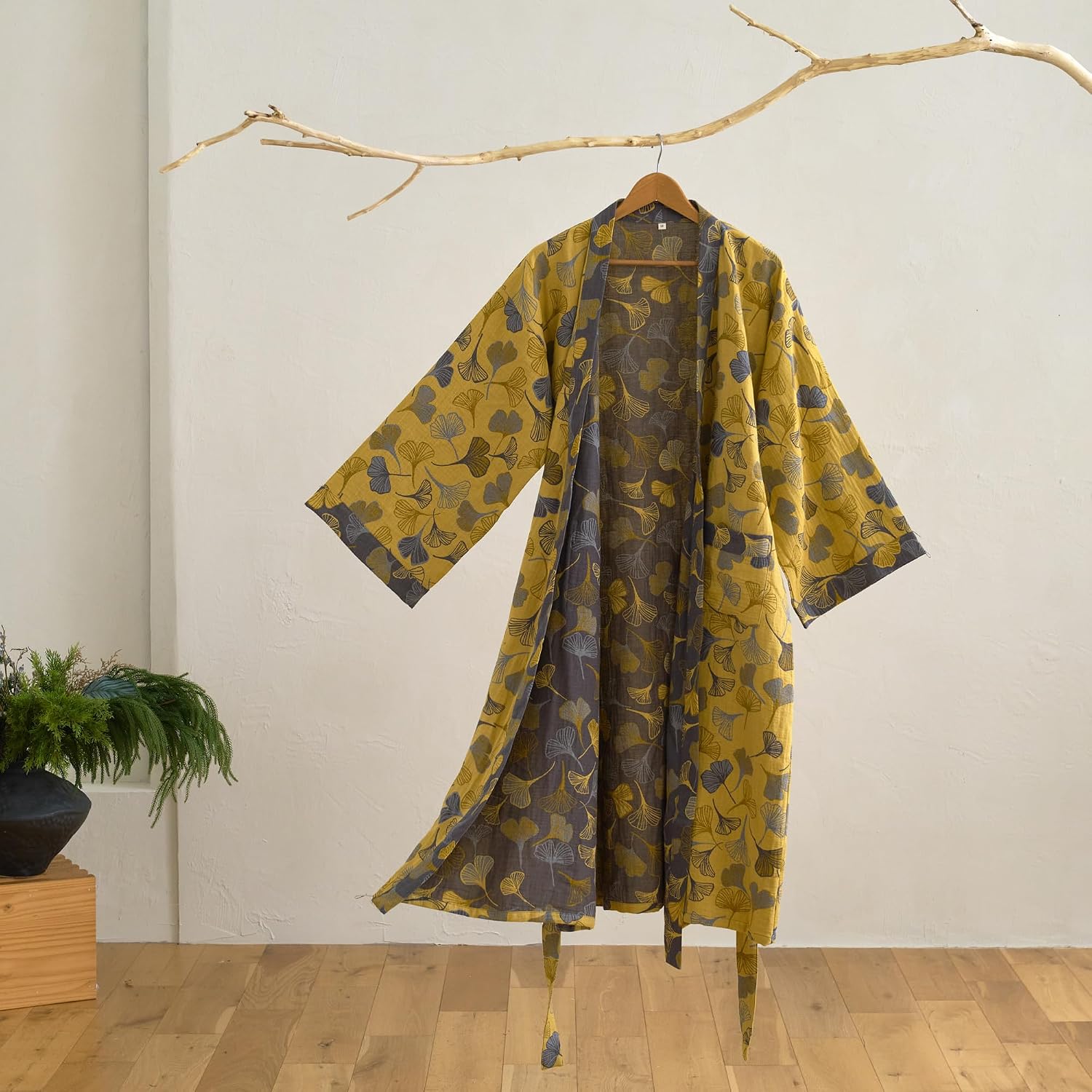 Knit Loose Long Loungewear Bathrobe for Women