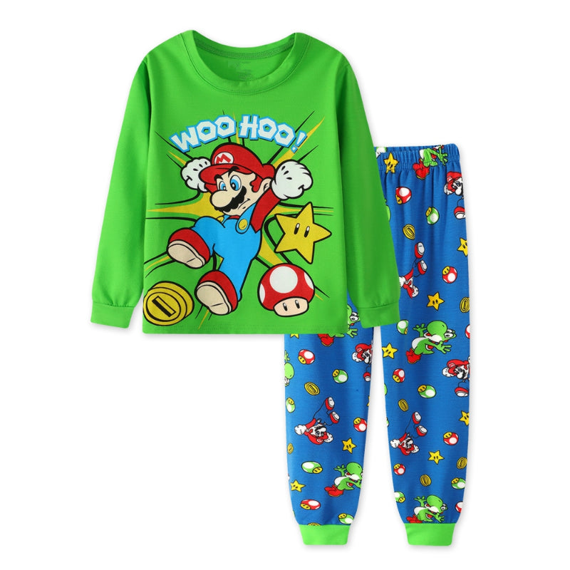Super Mario Pajama Set For Kids-Original Pajamas