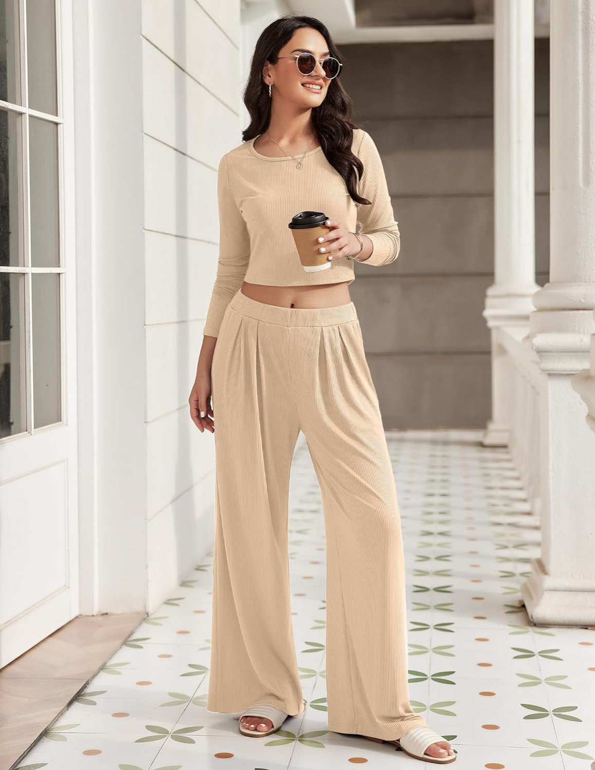 2 Piece Long Sleeve Lounge Sets-Original Pajamas2 Piece Long Sleeve Lounge Sets - Image 20