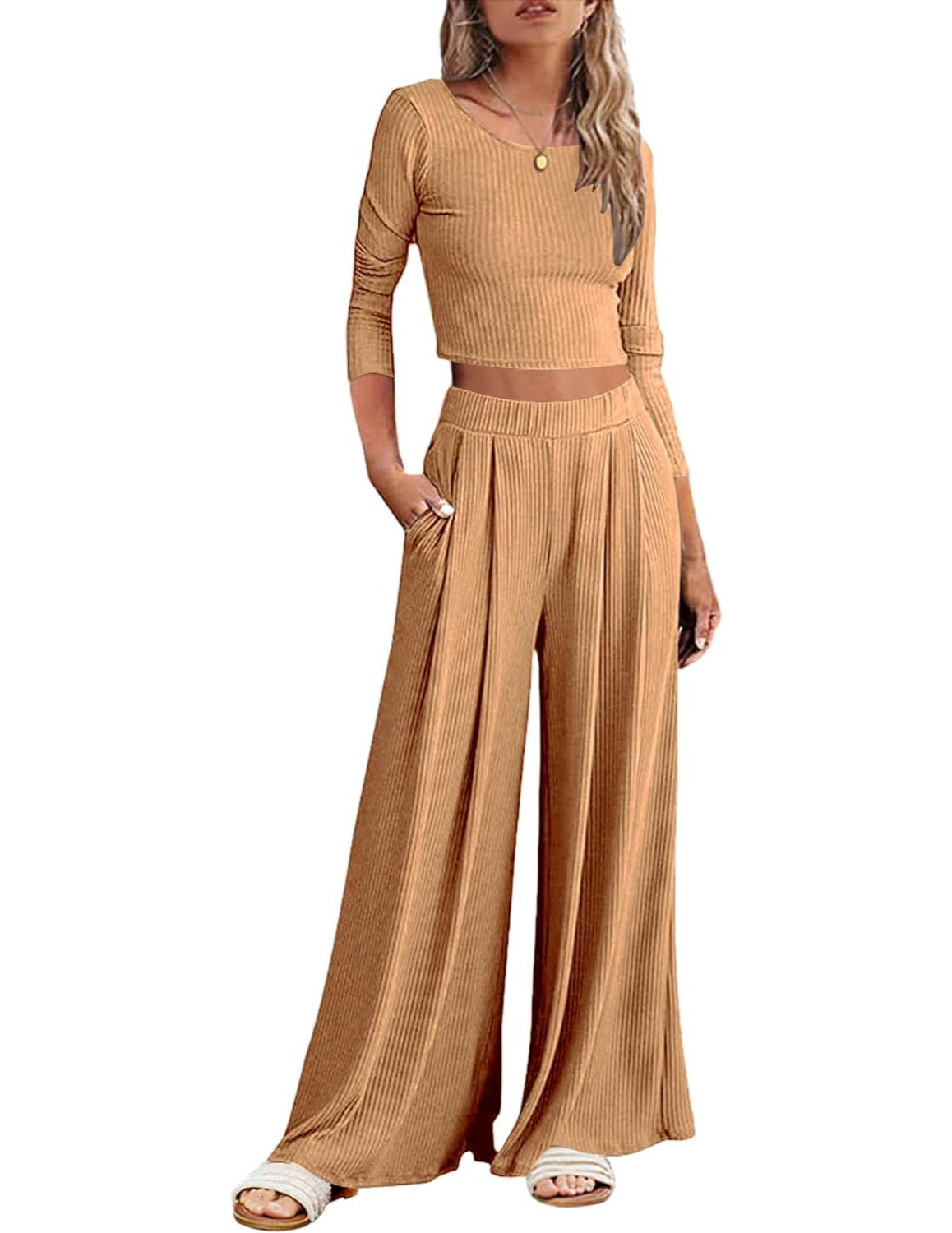 2 Piece Long Sleeve Lounge Sets-Original Pajamas2 Piece Long Sleeve Lounge Sets - Image 6