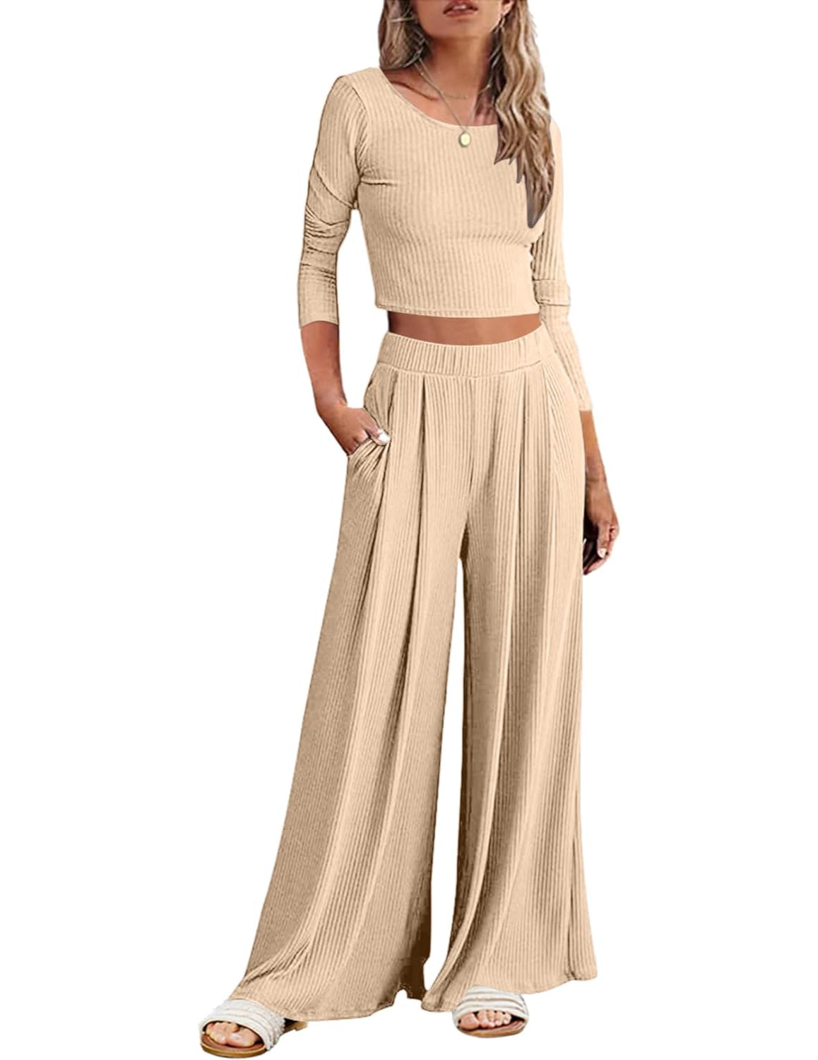 2 Piece Long Sleeve Lounge Sets