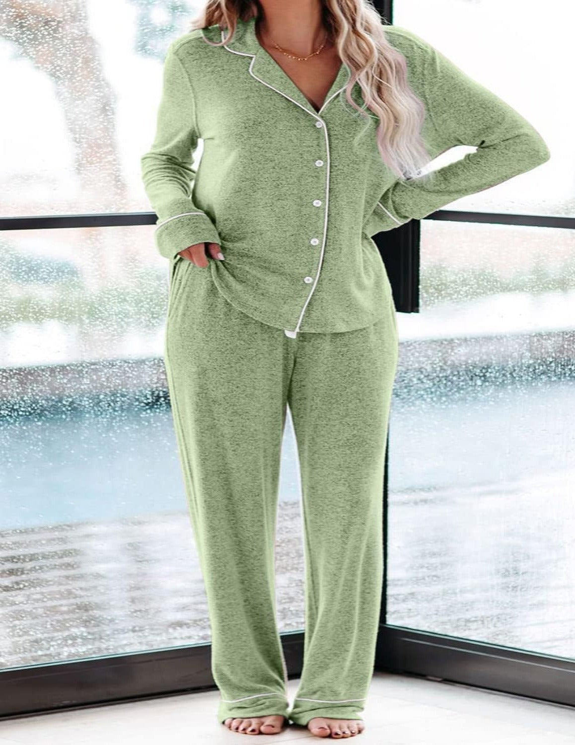 2 Piece Long Sleeve Pajama Sets-Original Pajamas