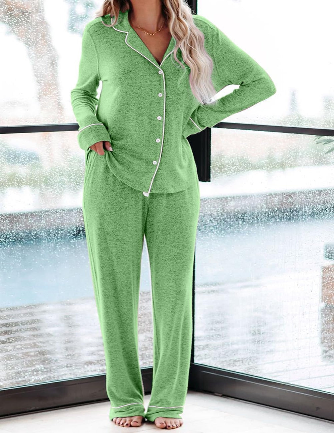 2 Piece Long Sleeve Pajama Sets-Original Pajamas