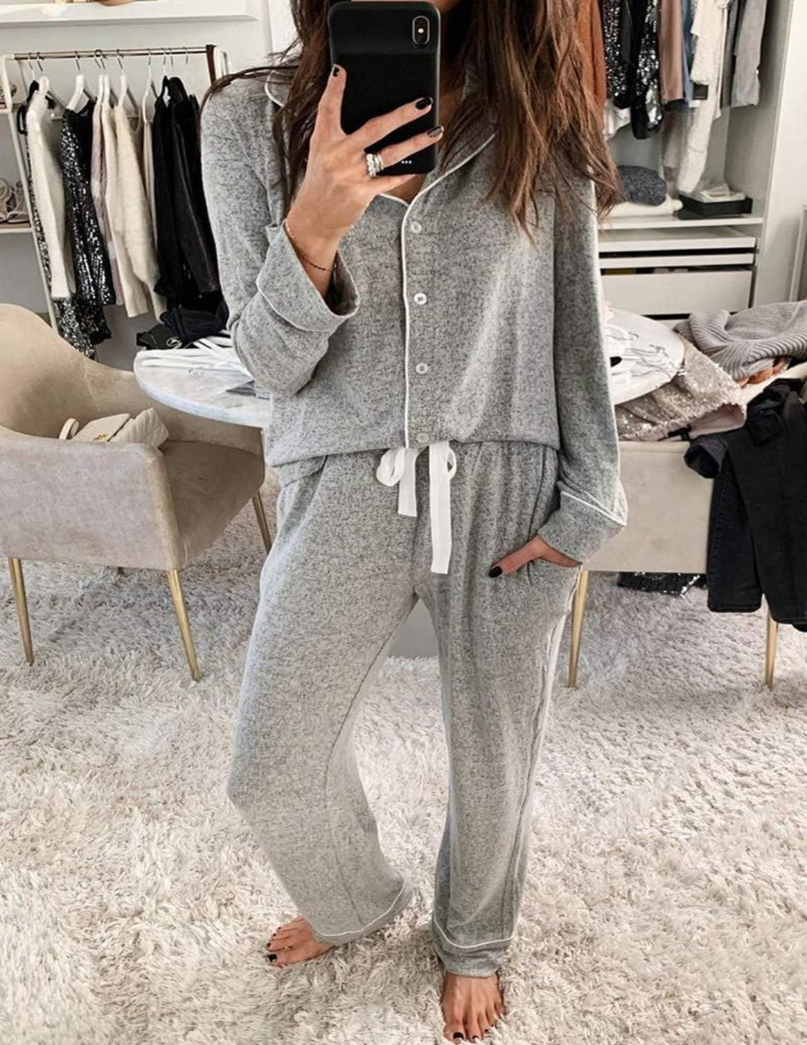 2 Piece Long Sleeve Pajama Sets-Original Pajamas