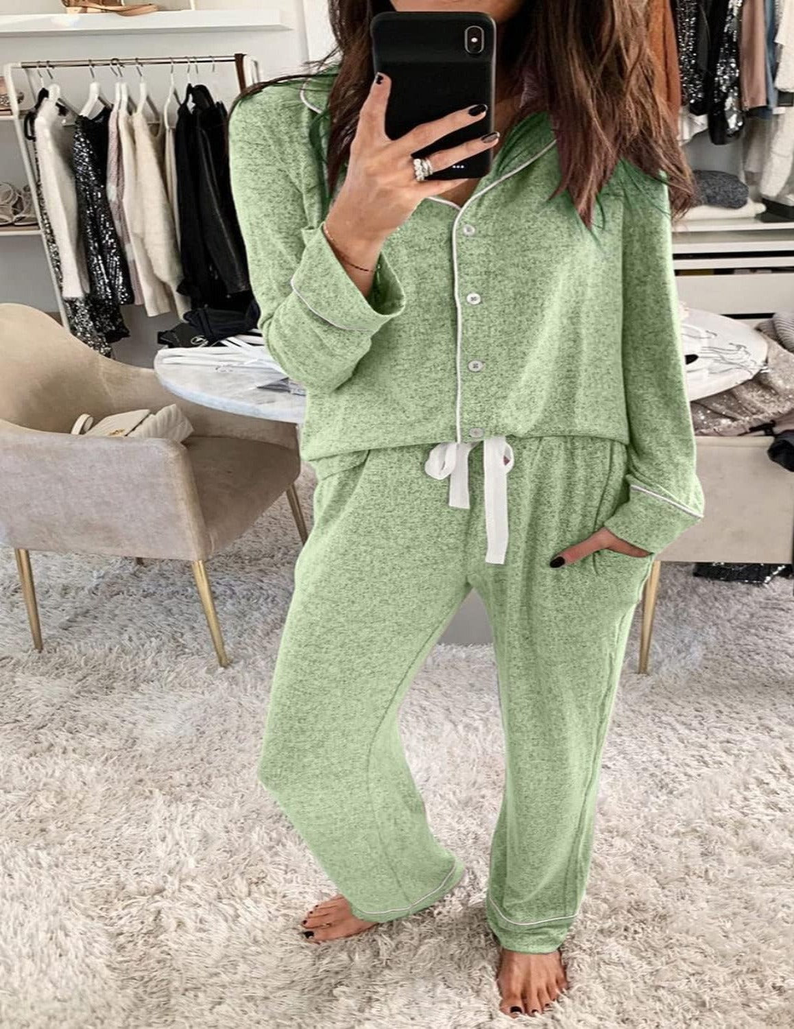 2 Piece Long Sleeve Pajama Sets-Original Pajamas