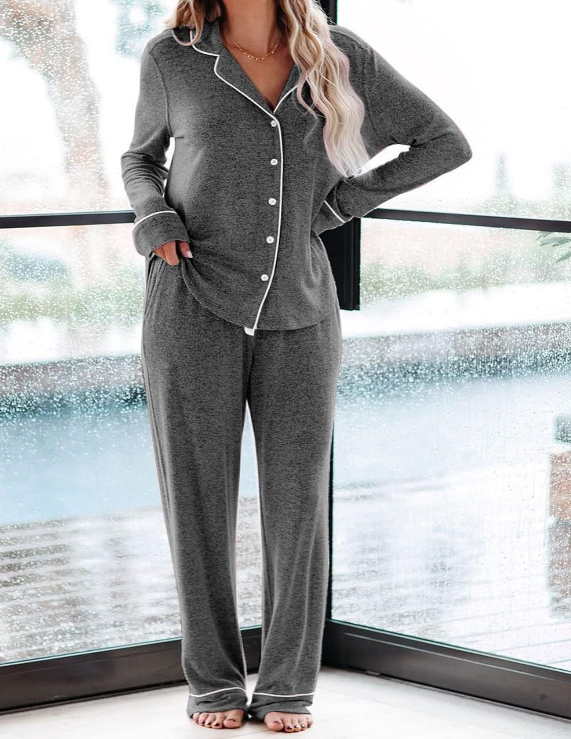 2 Piece Long Sleeve Pajama Sets-Original Pajamas