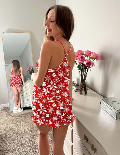 2 Piece Printed Pajamas Set-Original Pajamas