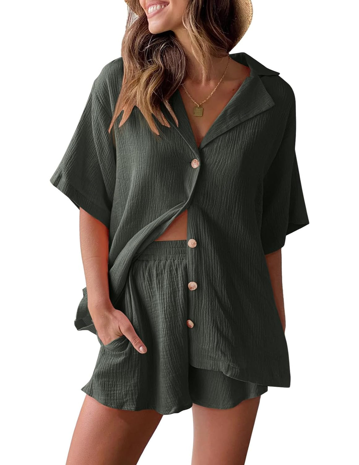 2 Piece Short Sleeve Outfits