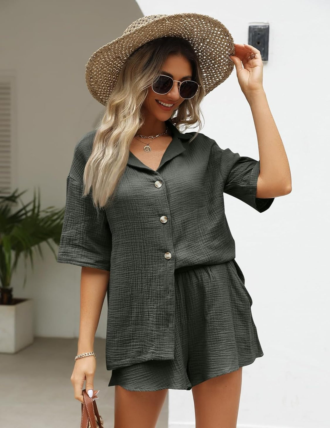 2 Piece Short Sleeve Outfits-Original Pajamas