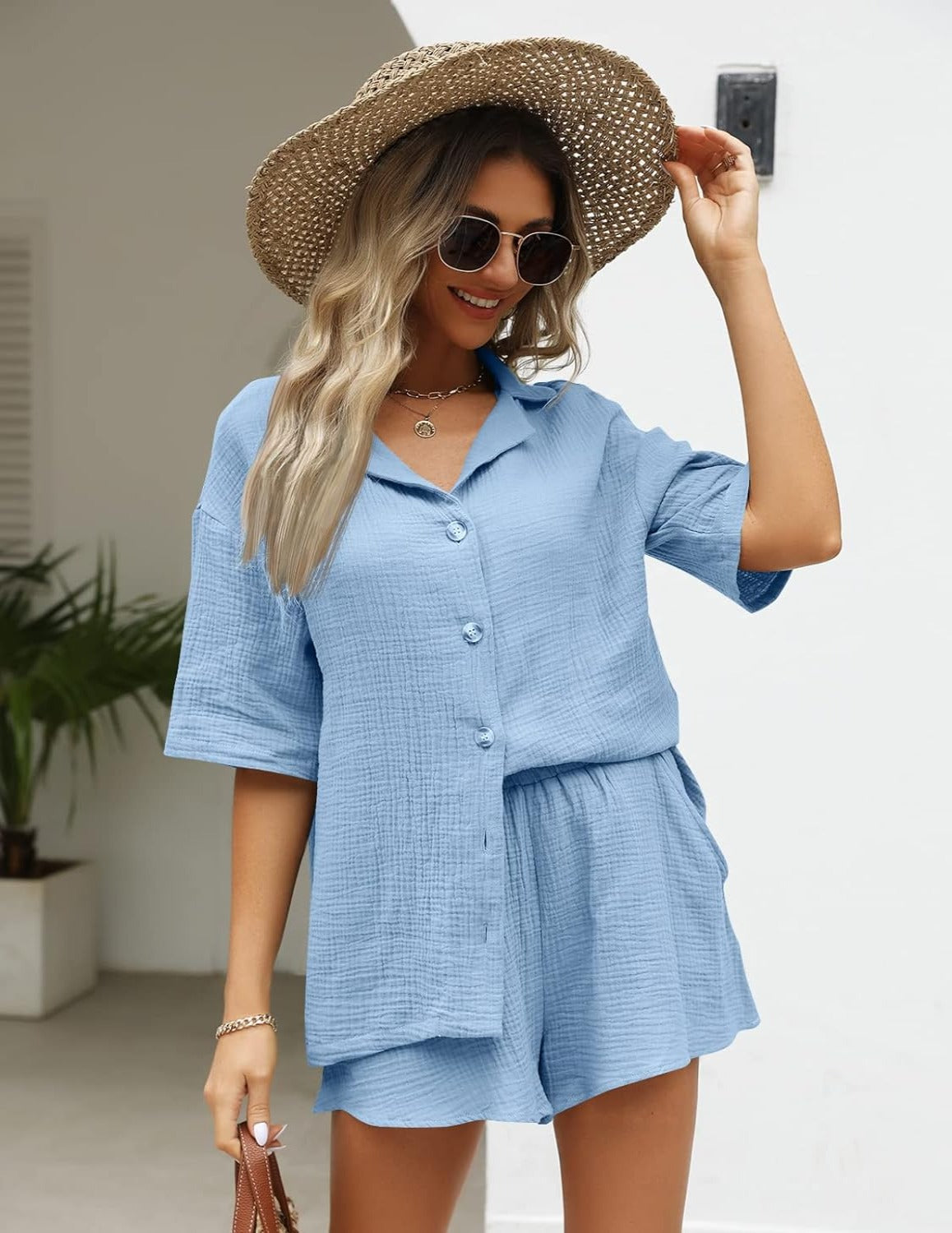2 Piece Short Sleeve Outfits-Original Pajamas2 Piece Short Sleeve Outfits - Image 8